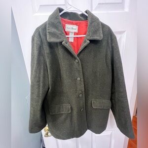 Women’s L vintage ll bean peacoat